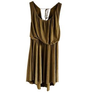 Free People Olive Sleeveless Dress